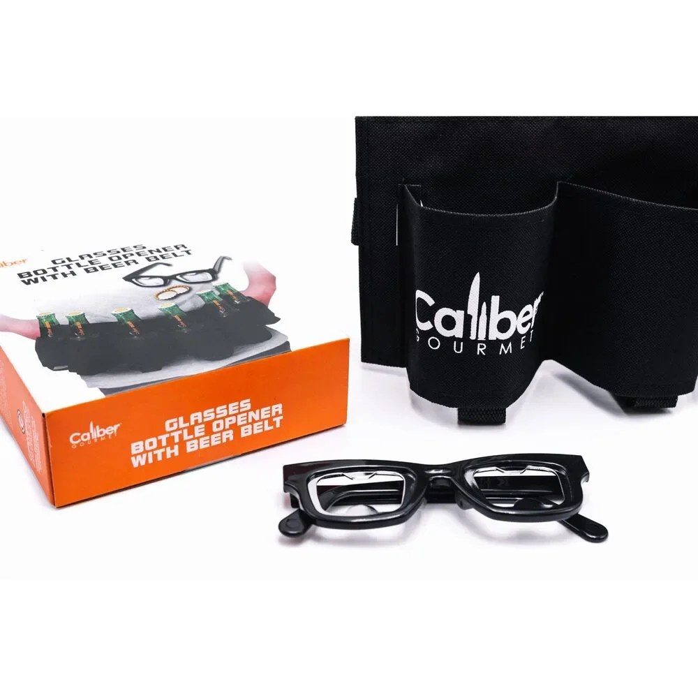 Caliber Gourmet™ Glasses Bottle Opener W/ Beer Belt